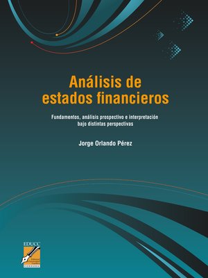 cover image of Análisis de estados financieros